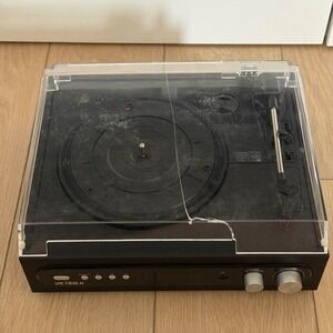 Victrola VTA-65 3-in-1 Bluetooth Record Player FM Radio 36 BONUS 45 RPM UNTESTED
